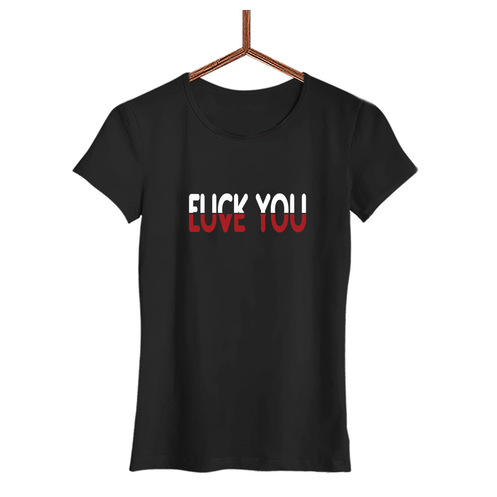 Damen T-Shirt Love you