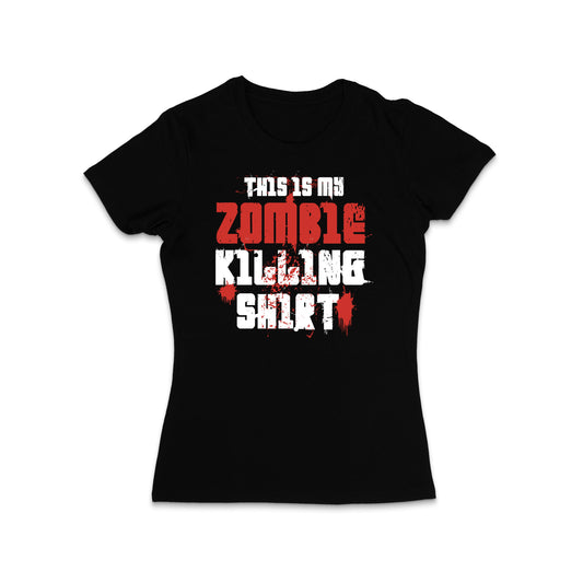 Damen T-Shirt This is my Zombie killing Shirt