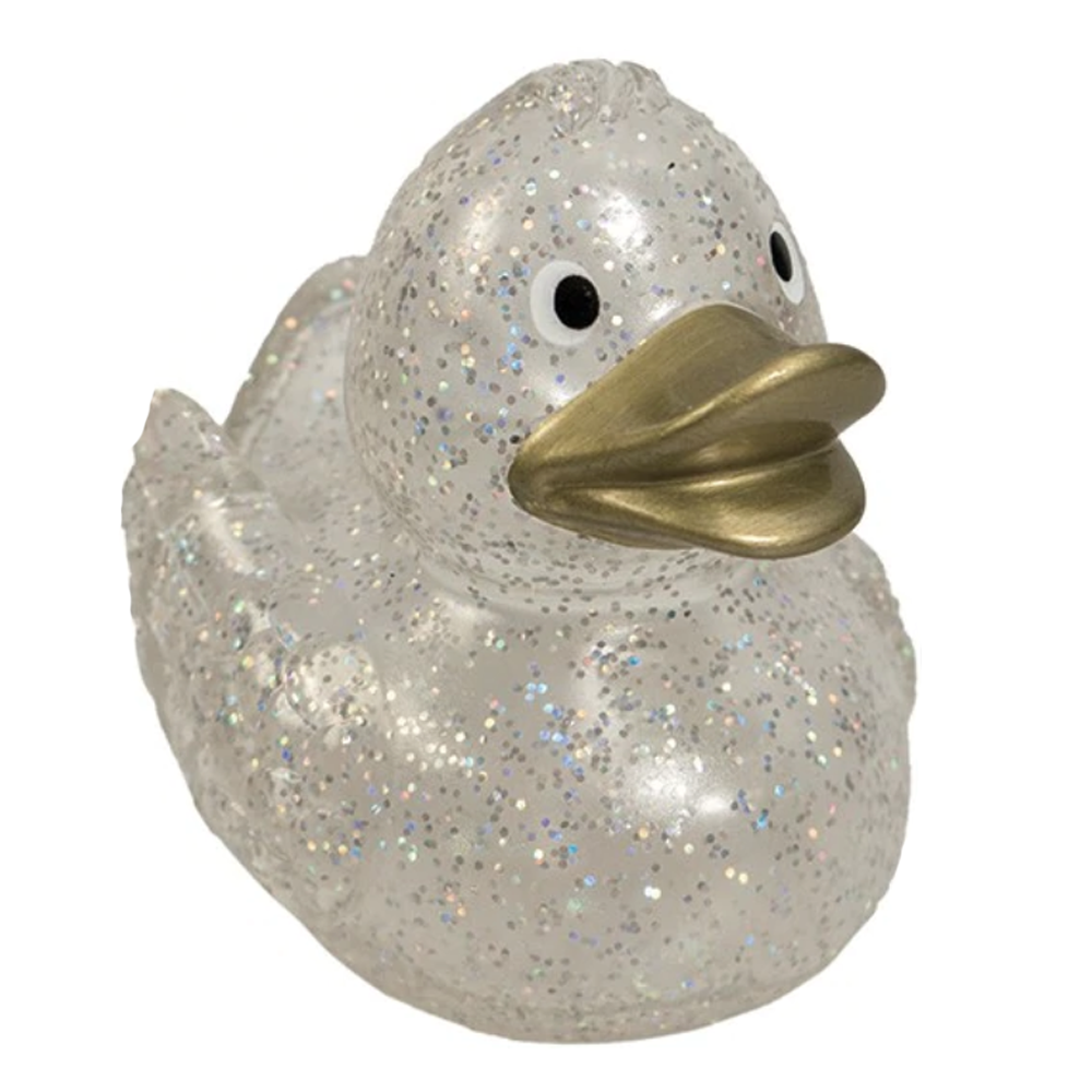 Gold Glitzer Badeente