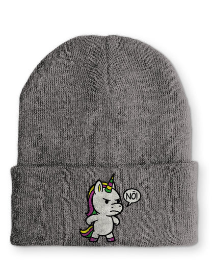 Mütze Einhorn Nö