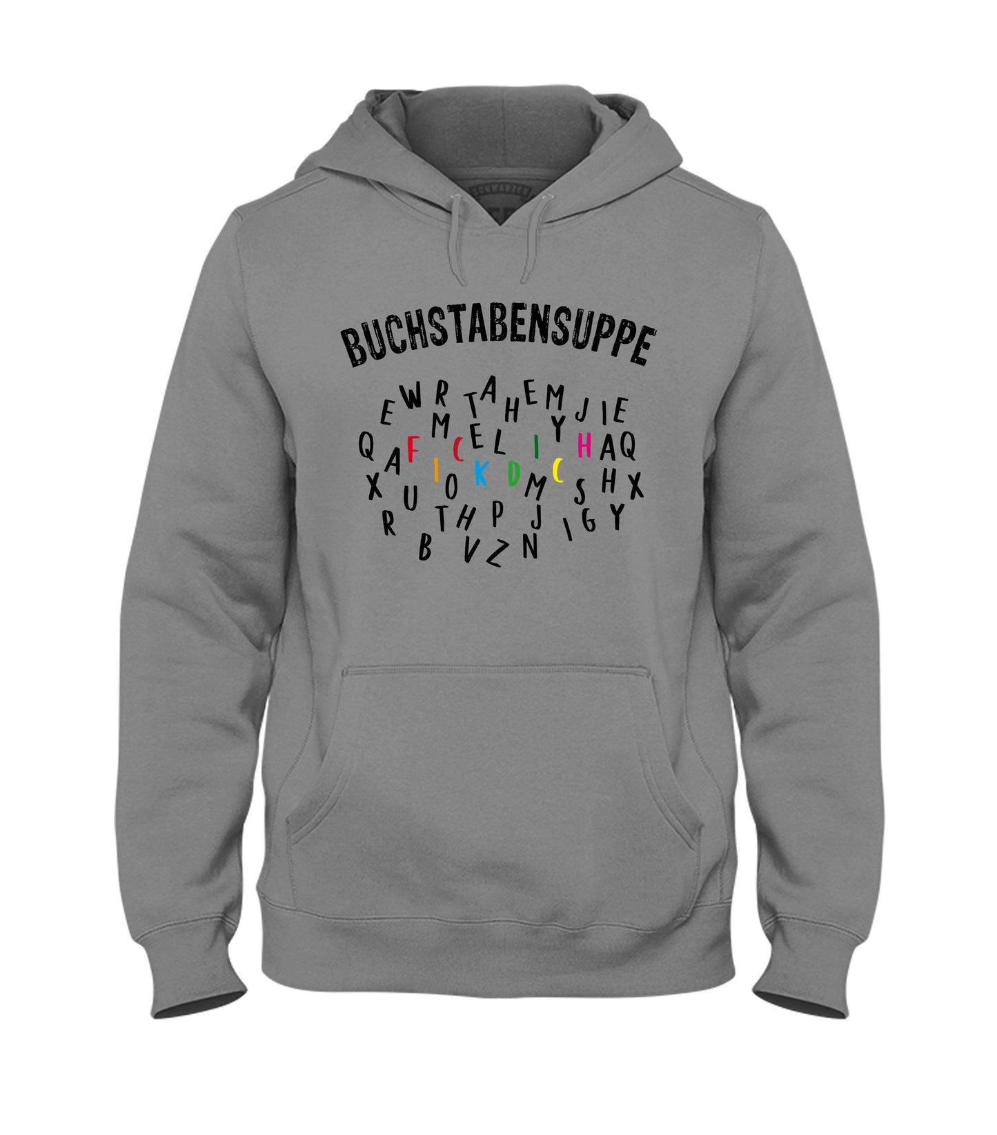 Hoodie Unisex Buchstabensuppe