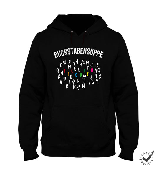 Hoodie Unisex Buchstabensuppe