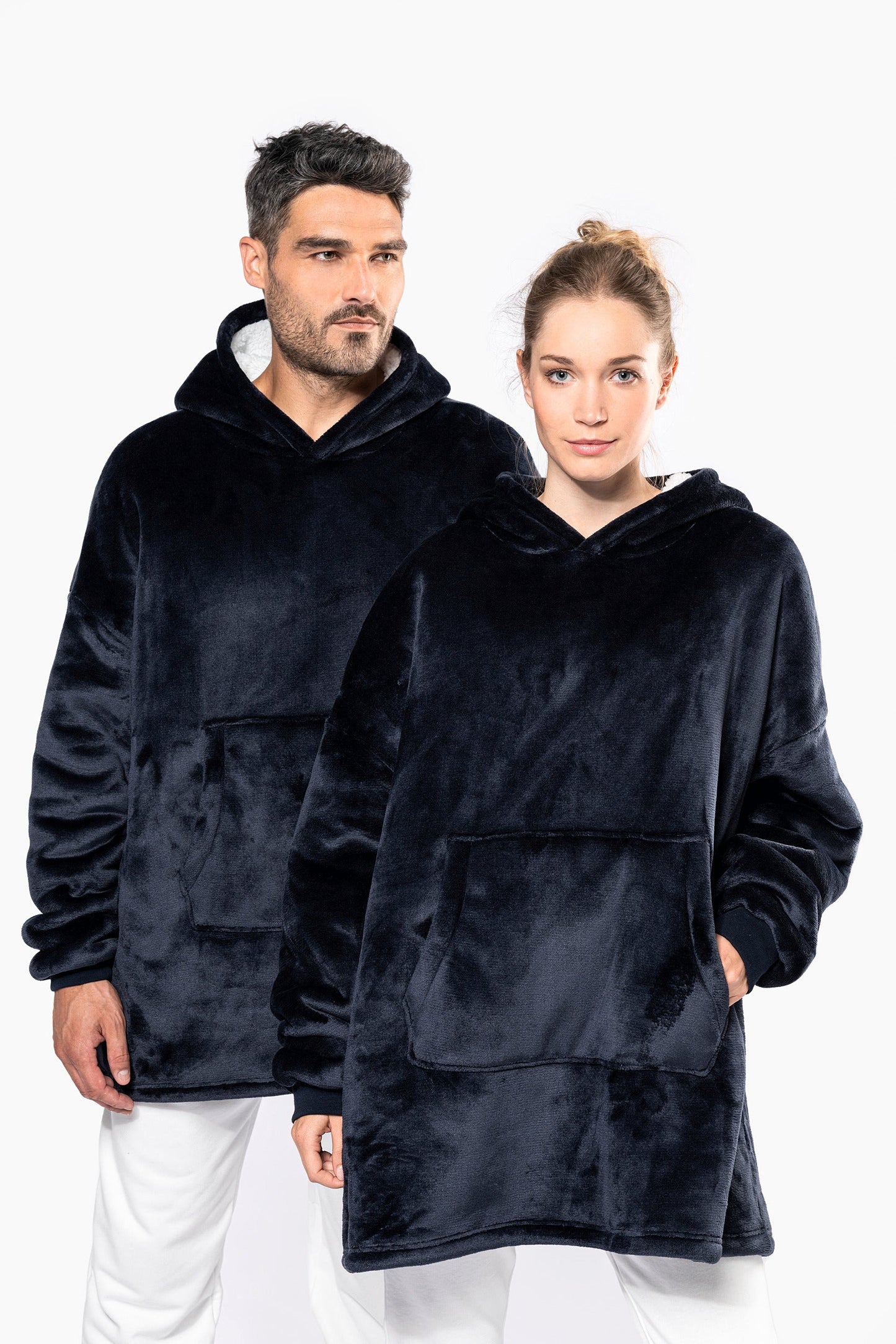 Poncho Decke Hooded