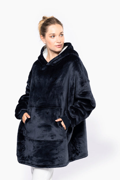 Poncho Decke Hooded