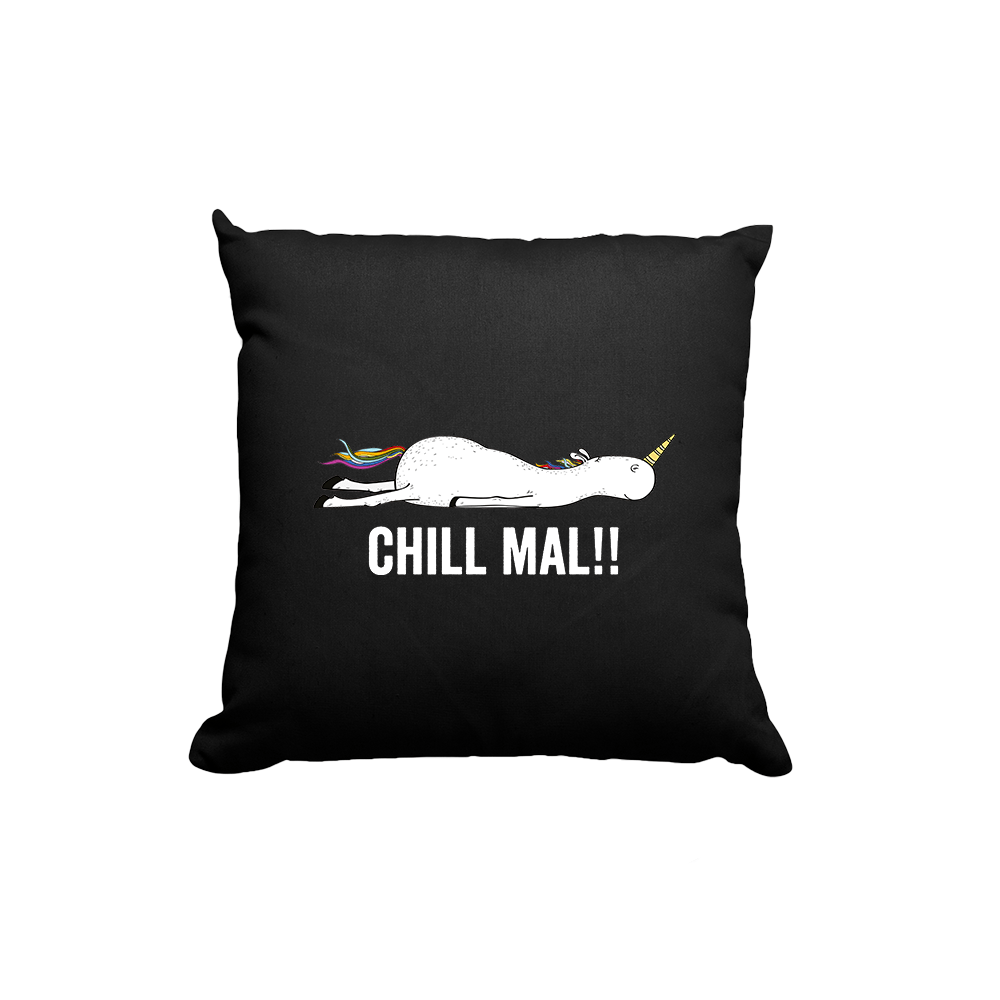 Kissen-schwarz-chill-mal