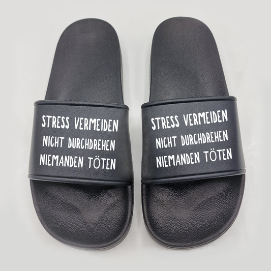 Badeschuhe Stress vermeiden