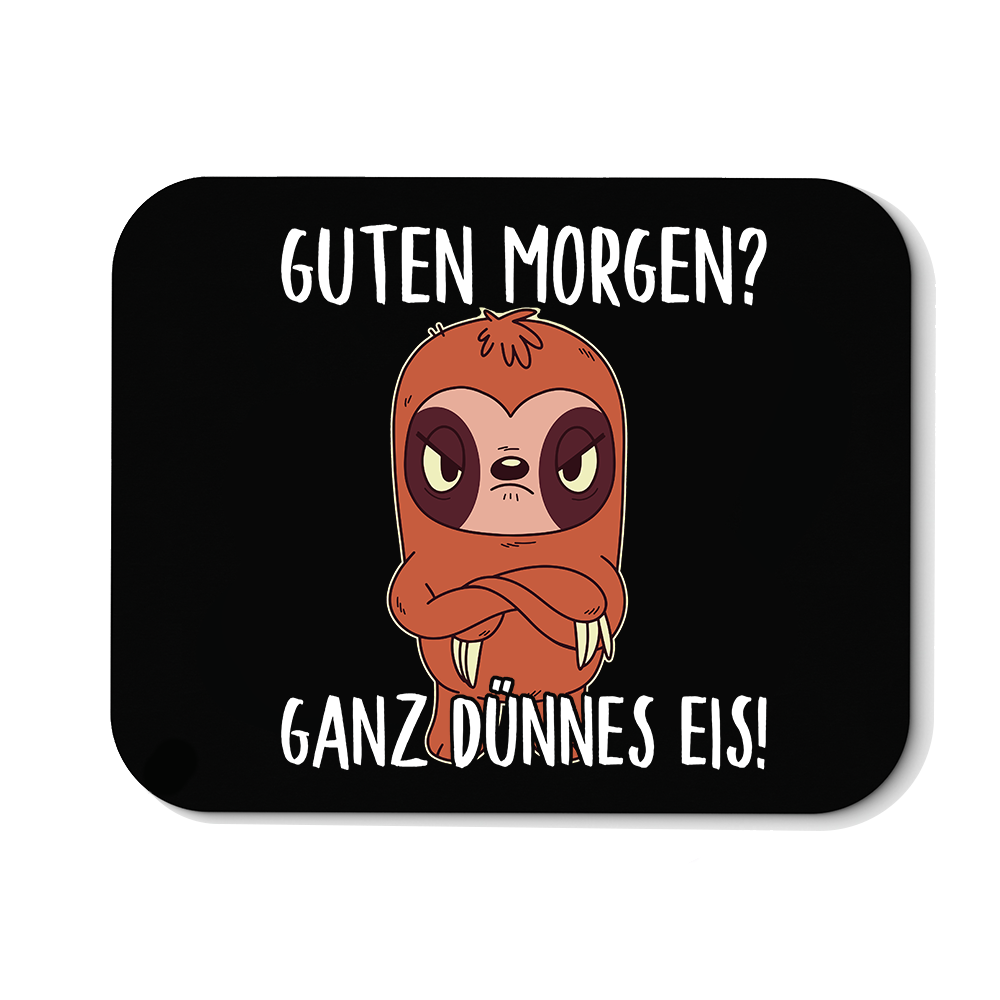 Mousepad Ganz dünnes Eis