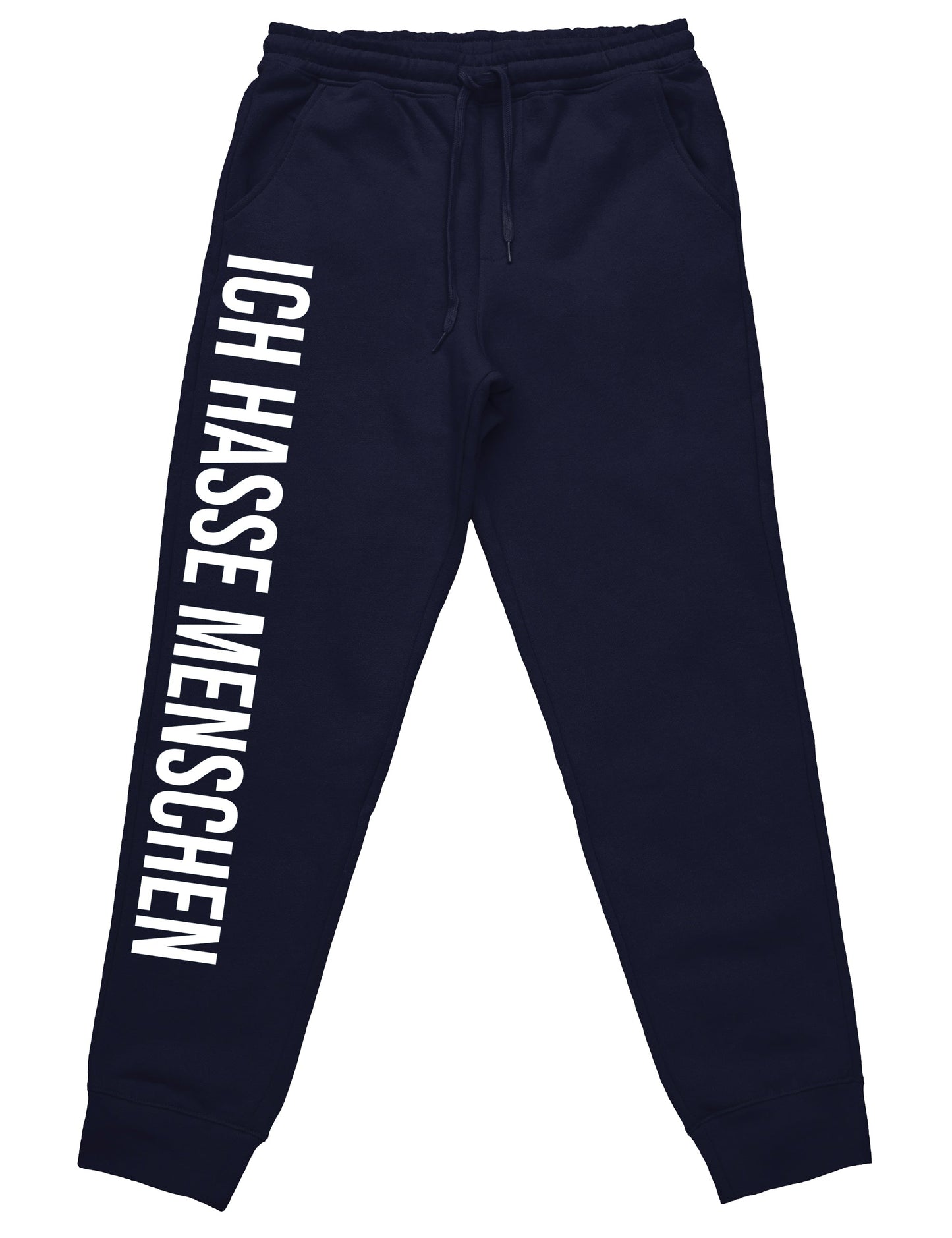 Ich hasse Menschen Jogginghose mit lustigem Spruch