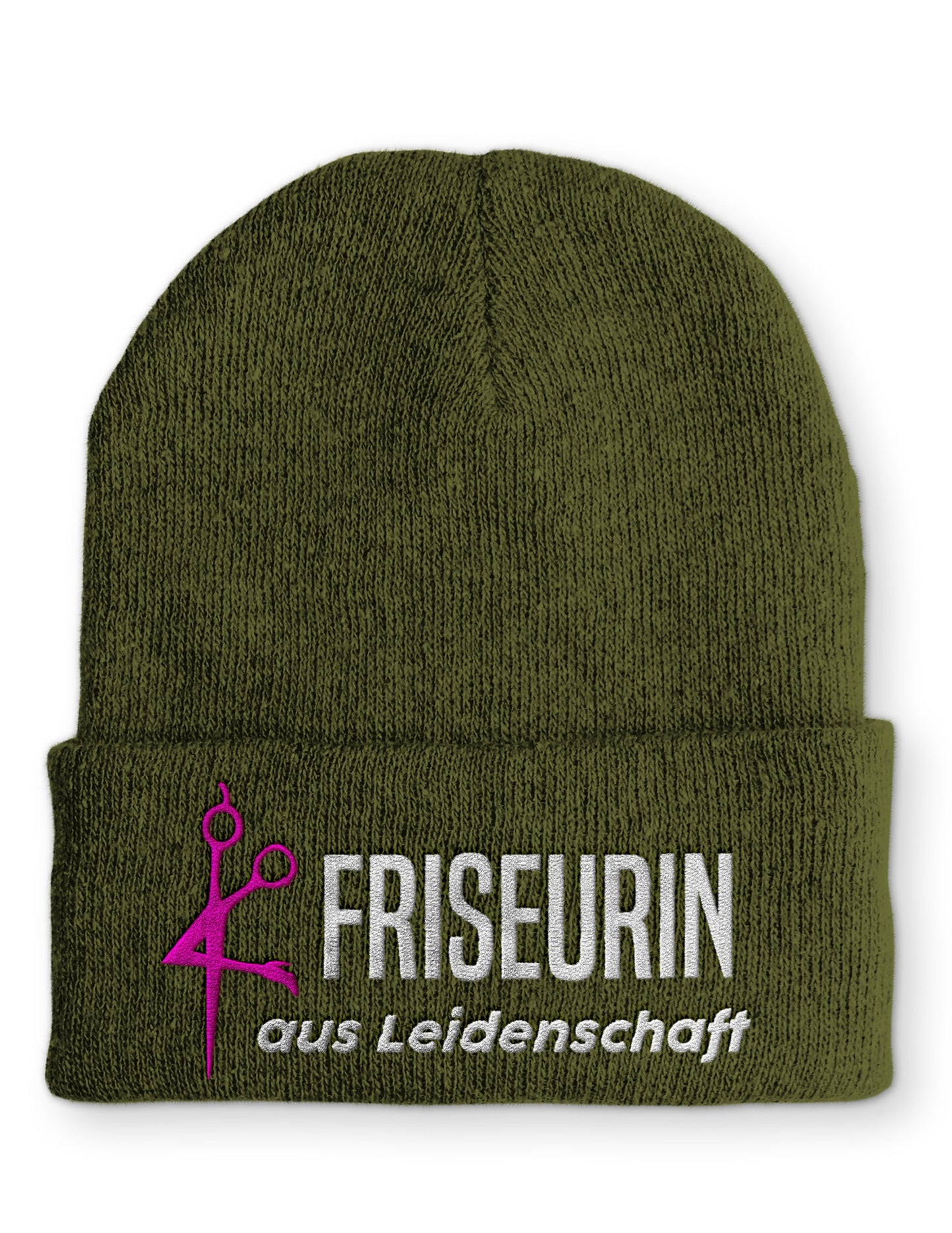 Mütze Friseurin aus Leidenschaft Wintermütze Beanie