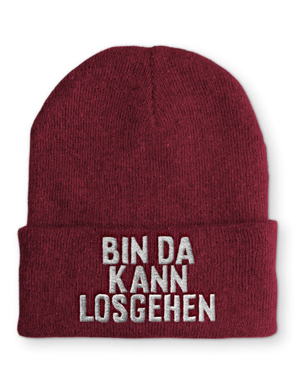 Mütze Bin da kann losgehen