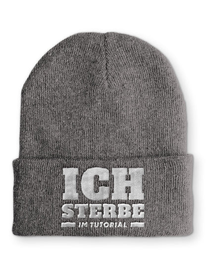 Mütze Ich sterbe im Tutorial