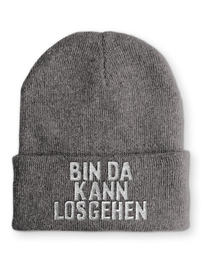 Mütze Bin da kann losgehen