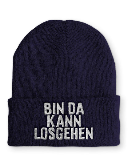 Mütze Bin da kann losgehen