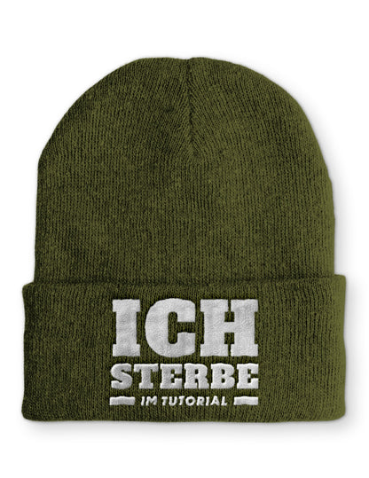 Mütze Ich sterbe im Tutorial
