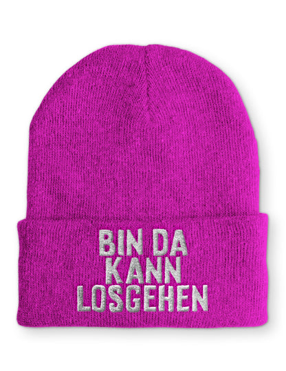 Mütze Bin da kann losgehen