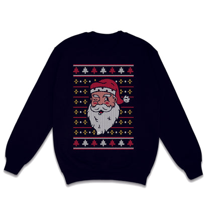 SANTA CLAUS WEIHNACHTSSWEATSHIRT WEIHNACHTEN UGLY SWEATER