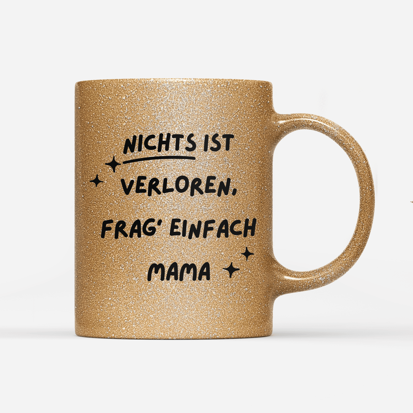 Tasse Glitzer Edition Frag Mama