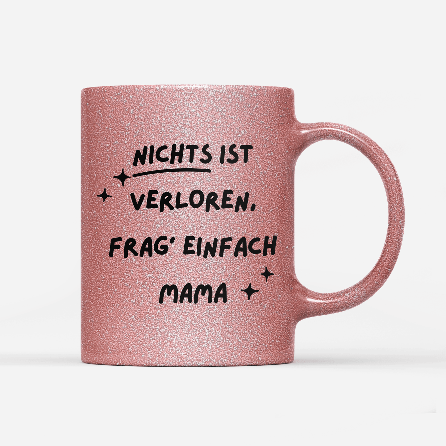 Tasse Glitzer Edition Frag Mama