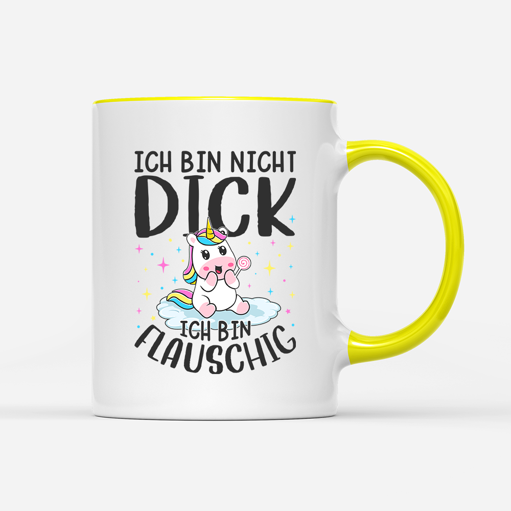 Tasse Ich bin nicht dick, ich bin flauschig