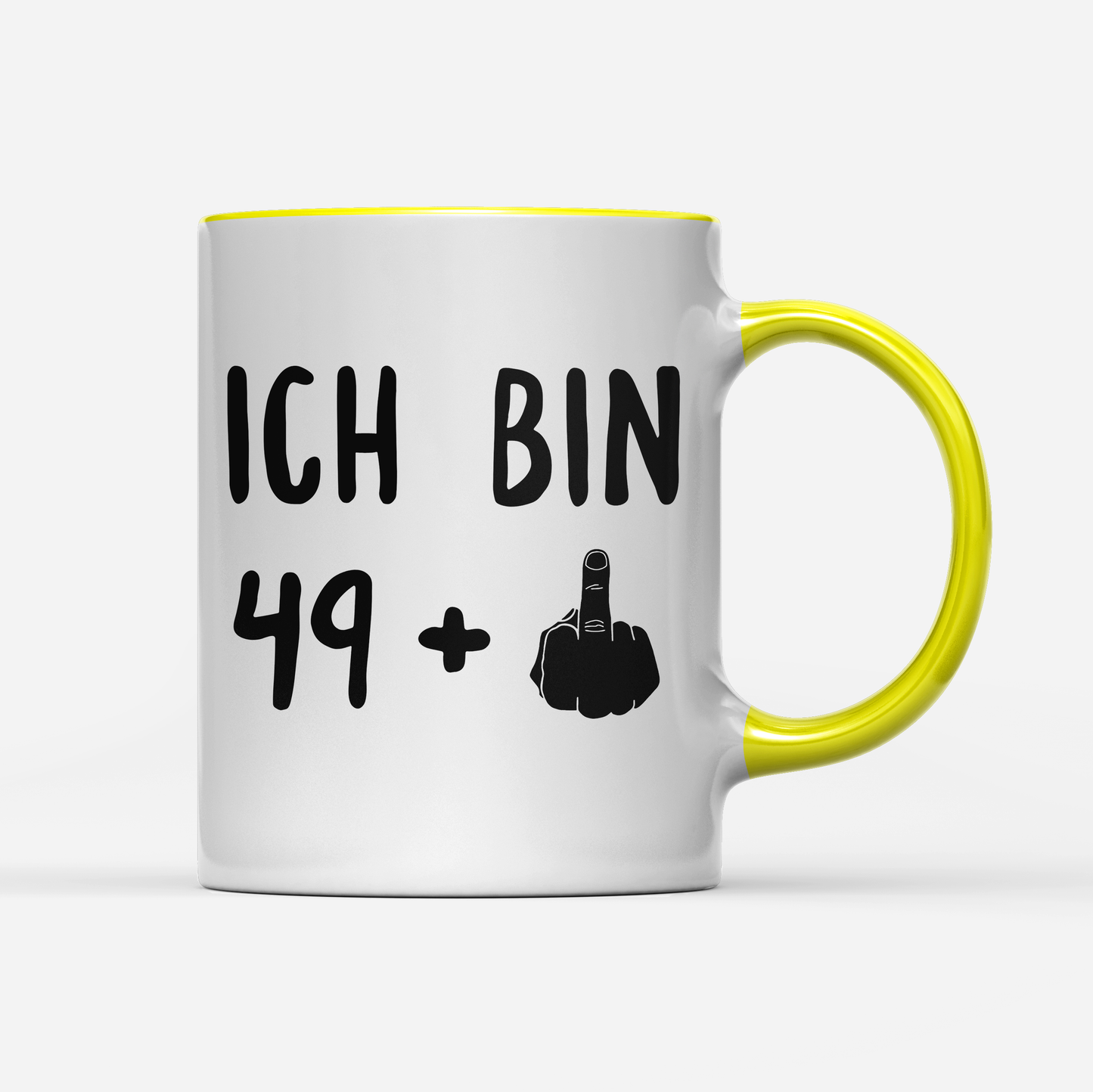 Tasse Ich bin 49+