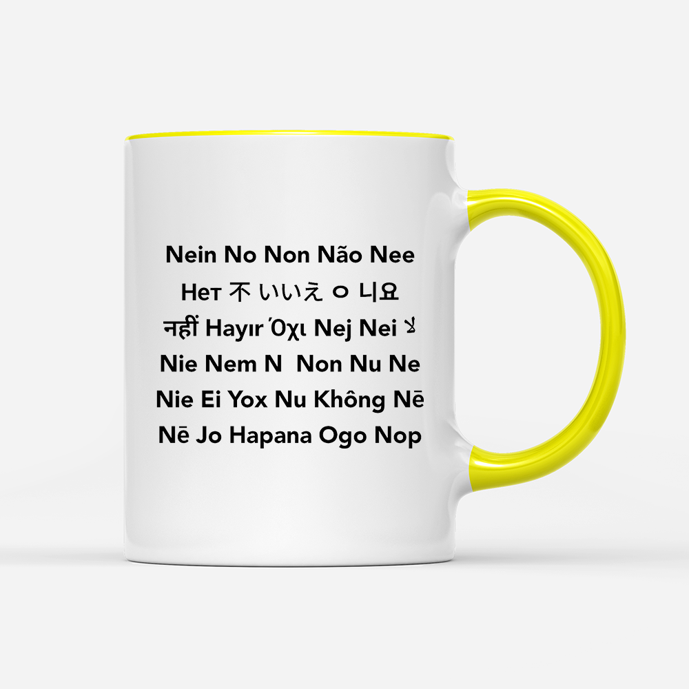 Tasse Nein No