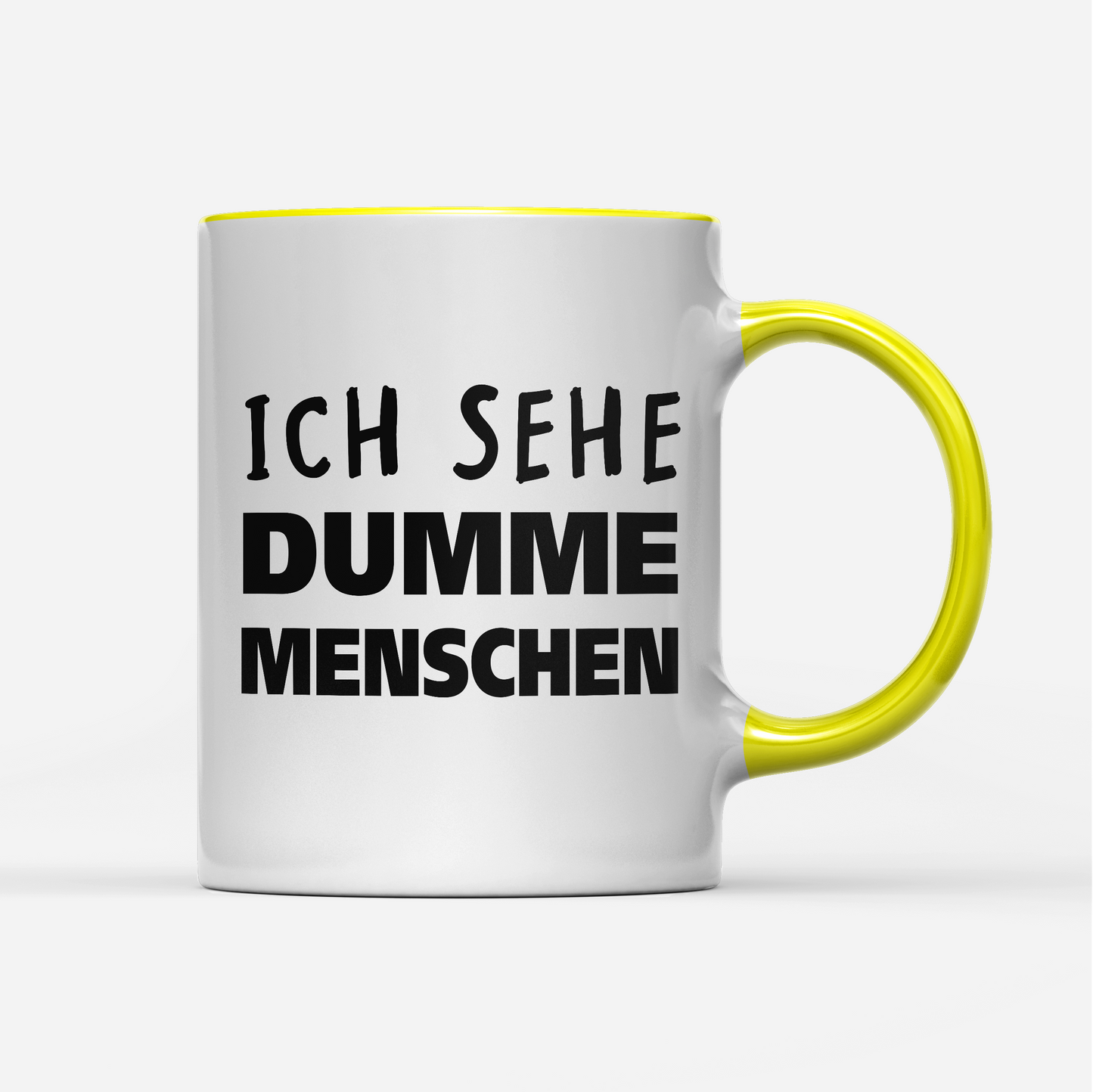 Tasse Ich sehe dumme Menschen