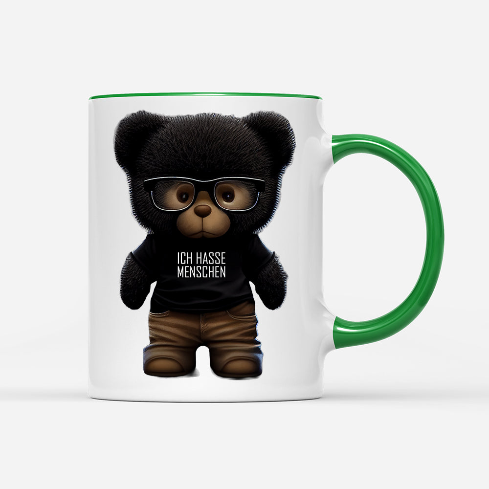 Tasse Teddybär Ich hasse Menschen