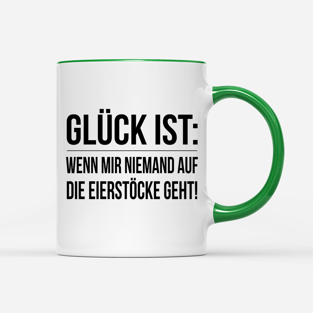 Tasse Glück ist Eierstöcke