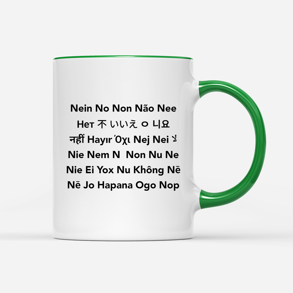 Tasse Nein No