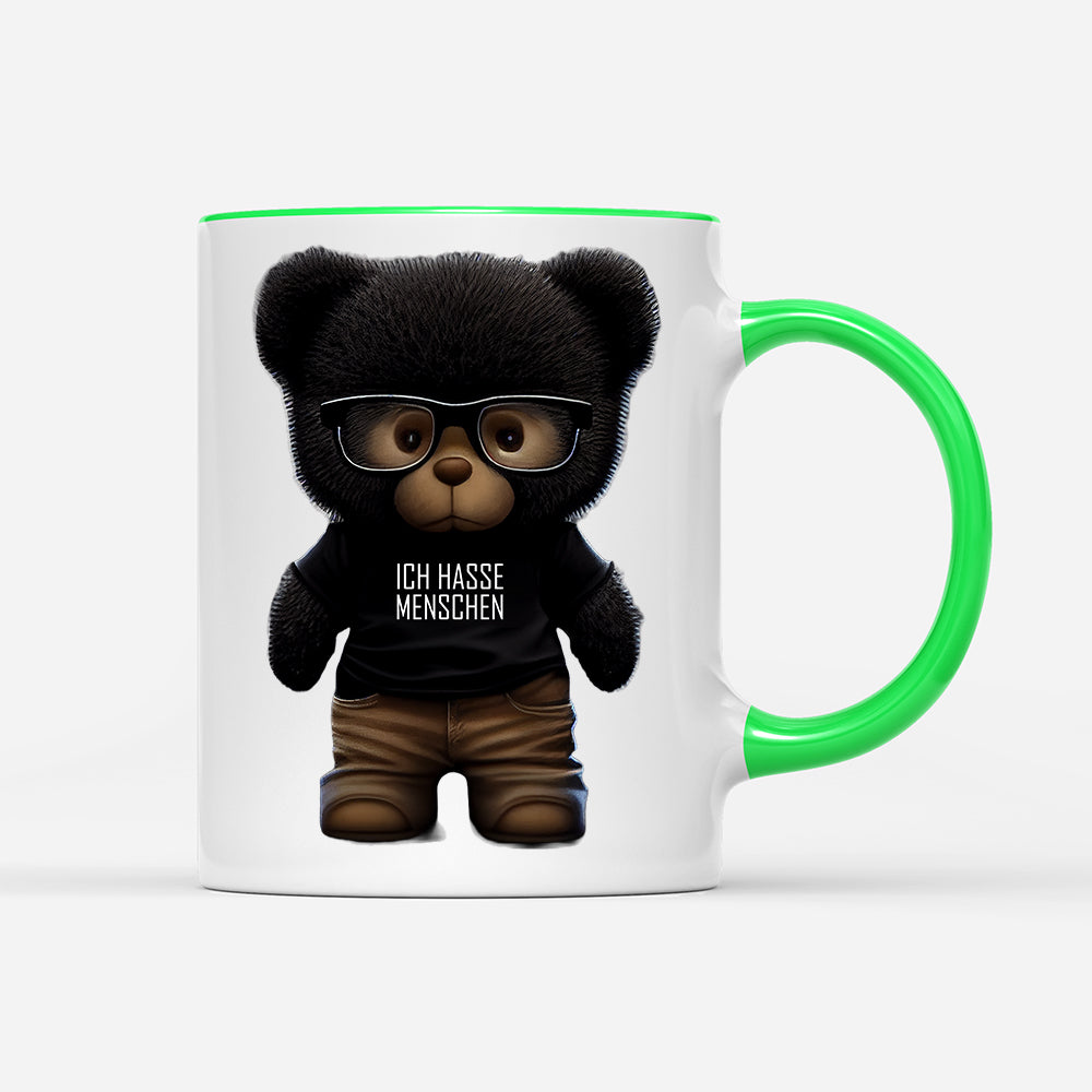 Tasse Teddybär Ich hasse Menschen