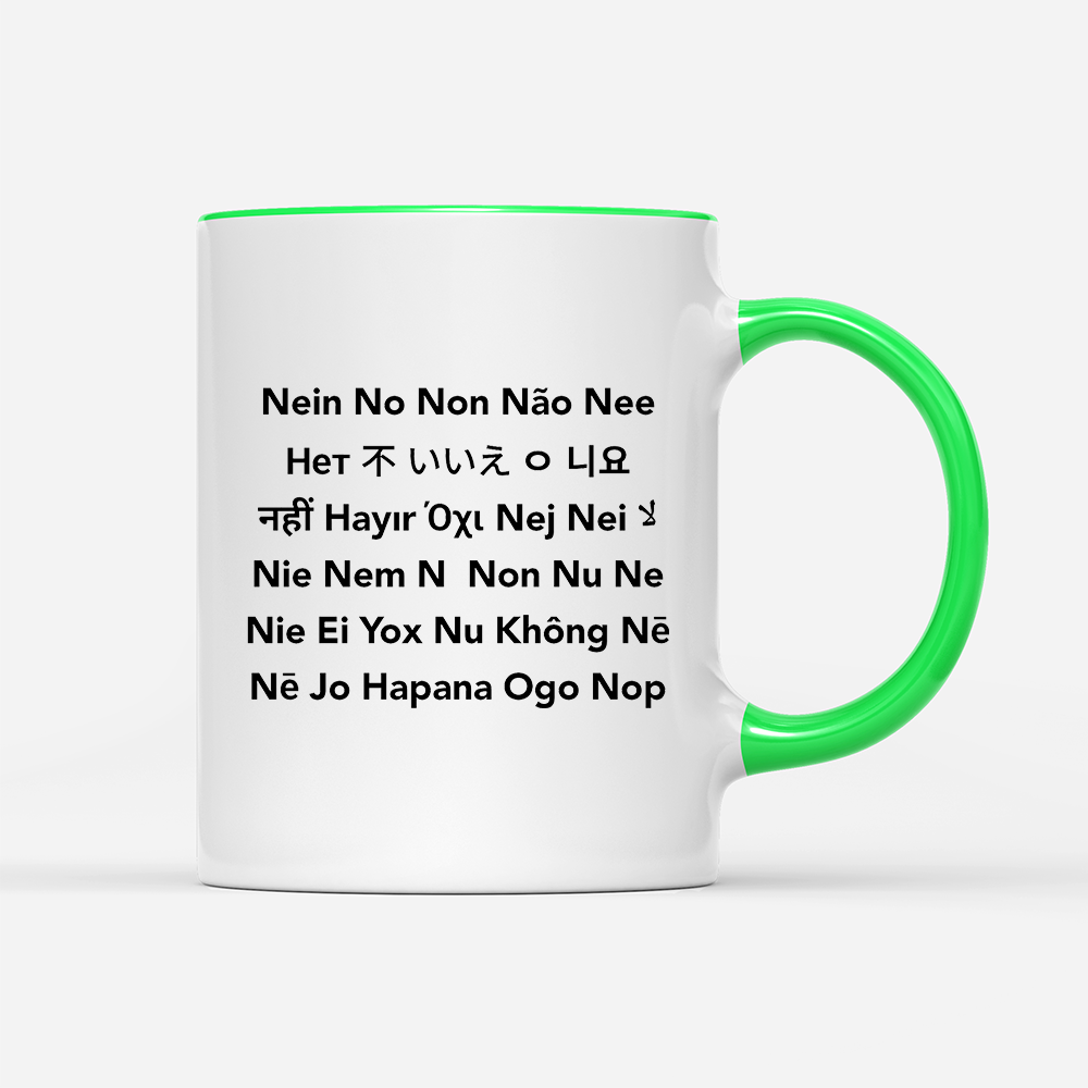 Tasse Nein No