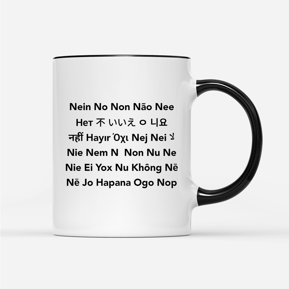 Tasse Nein No