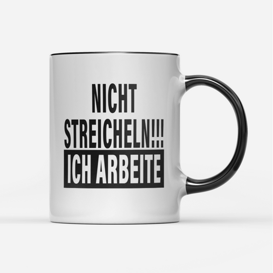 Tasse Nicht Streicheln