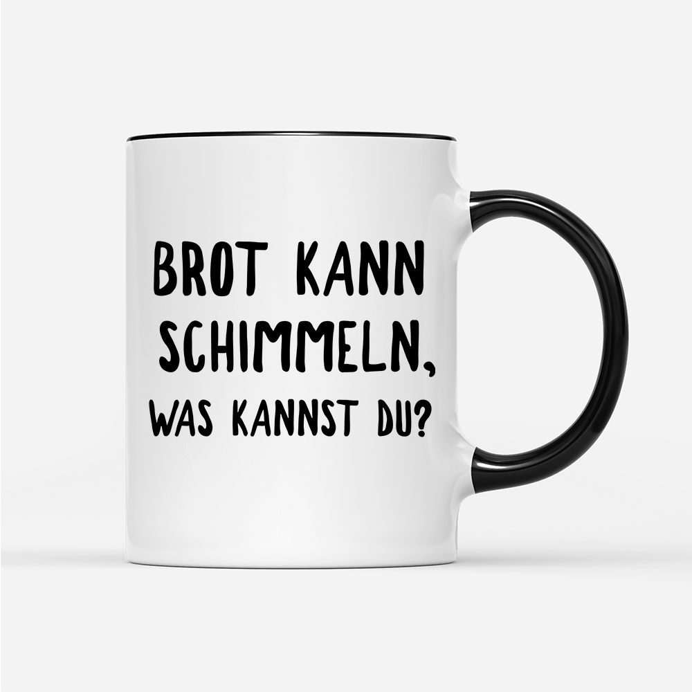 Tasse Brot kann schimmeln