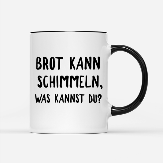 Tasse Brot kann schimmeln