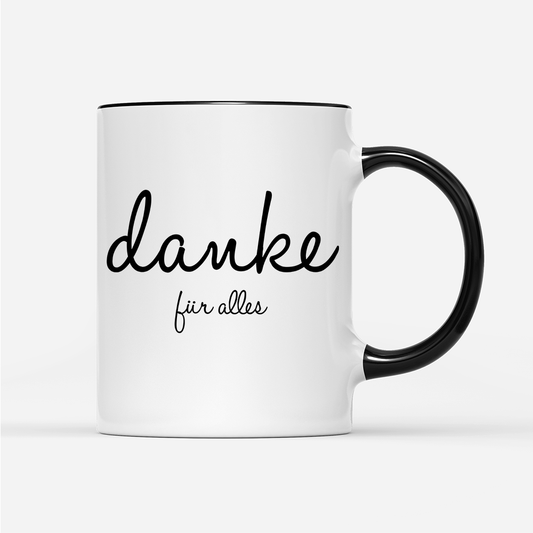 Tasse Danke für alles