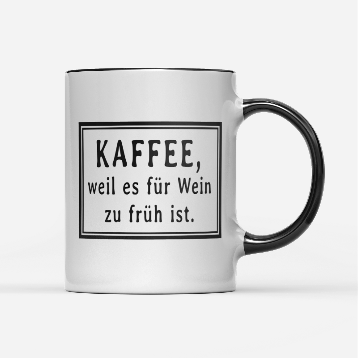 Tasse Kaffee weil es für wein zu früh ist