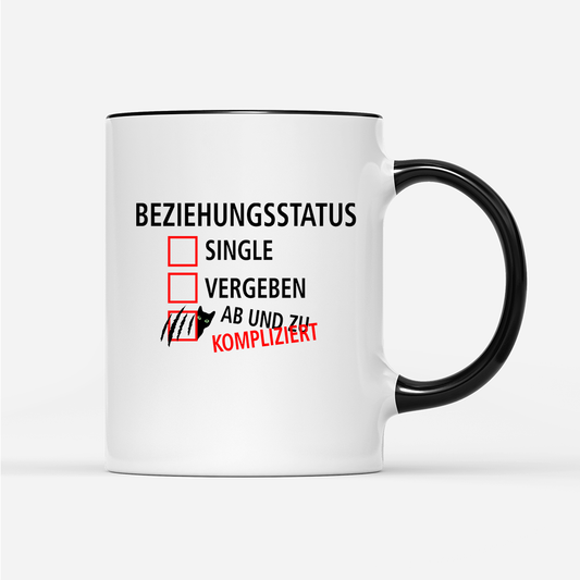 Tasse Beziehungsstatus kompliziert