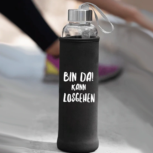 Bin da kann losgehen Trinkflasche 500ml