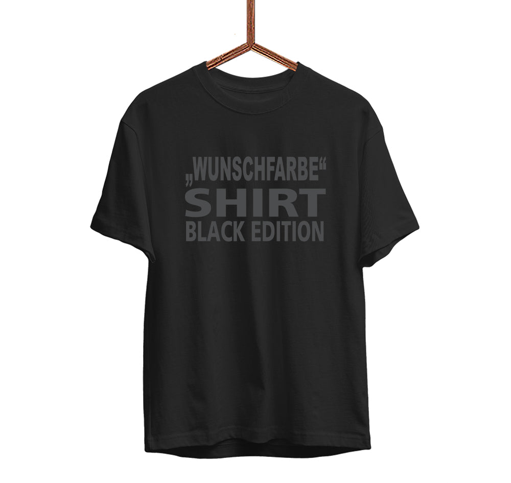 Herren T-Shirt Wunschfarbe Black Edition