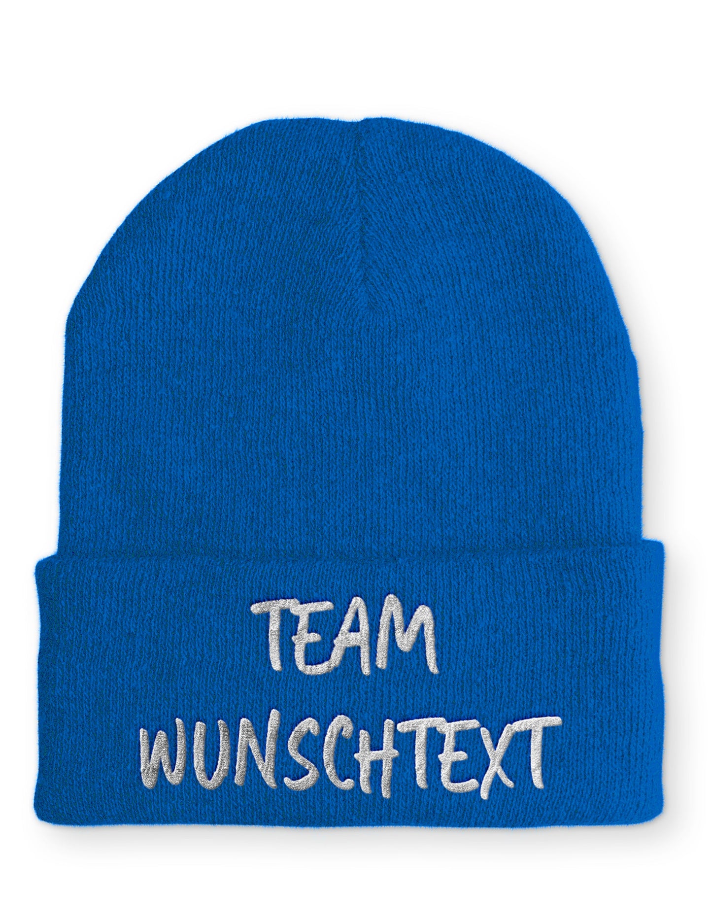 Mütze Team "Wunschtext"