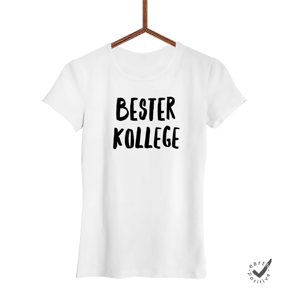 damen t-shirt weiss - Bester Kollege