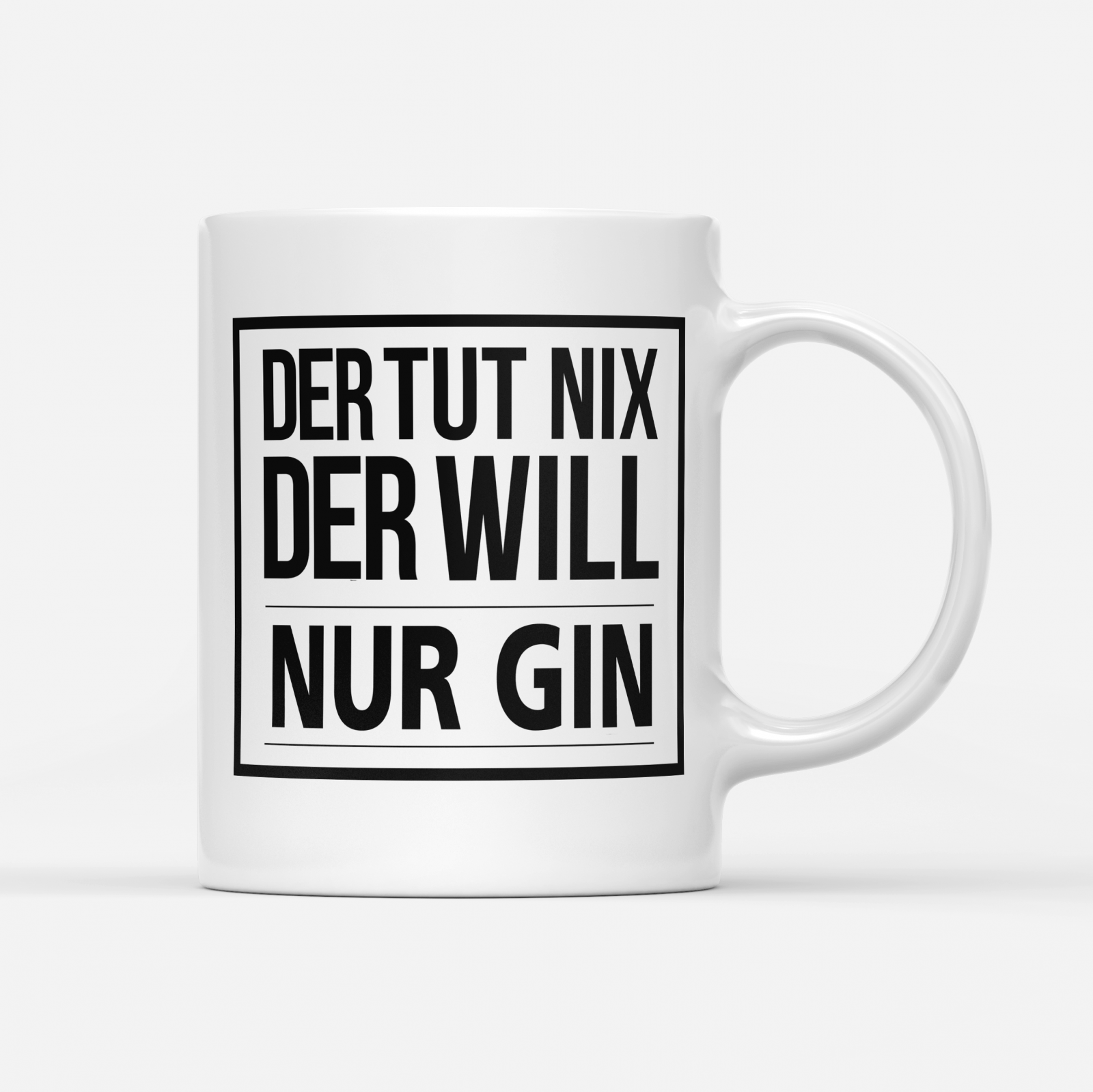 der tut nix der will nur gin weiss