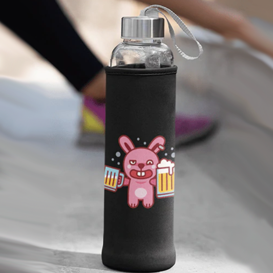 Drunken Bunny! Trinkflasche 500ml