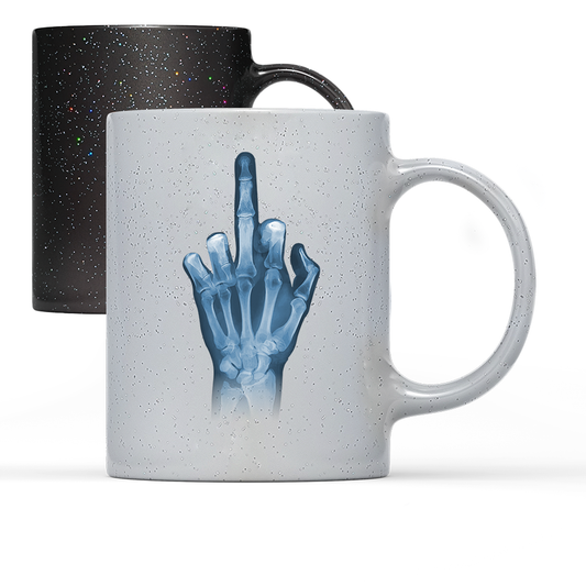 Tasse Magic Röntgen Mittelfinger