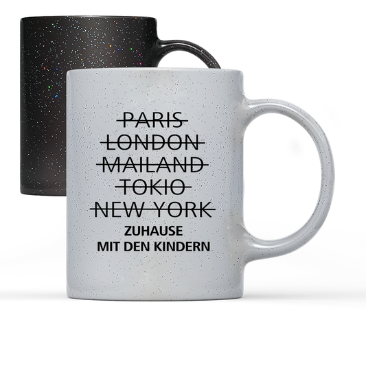 Tasse Magic zuhause mit den Kindern