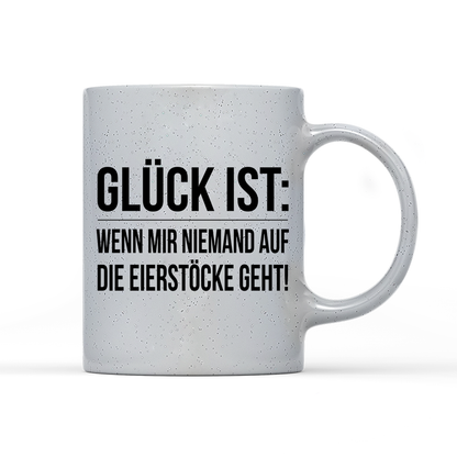 Tasse Magic Glück ist Eierstöcke