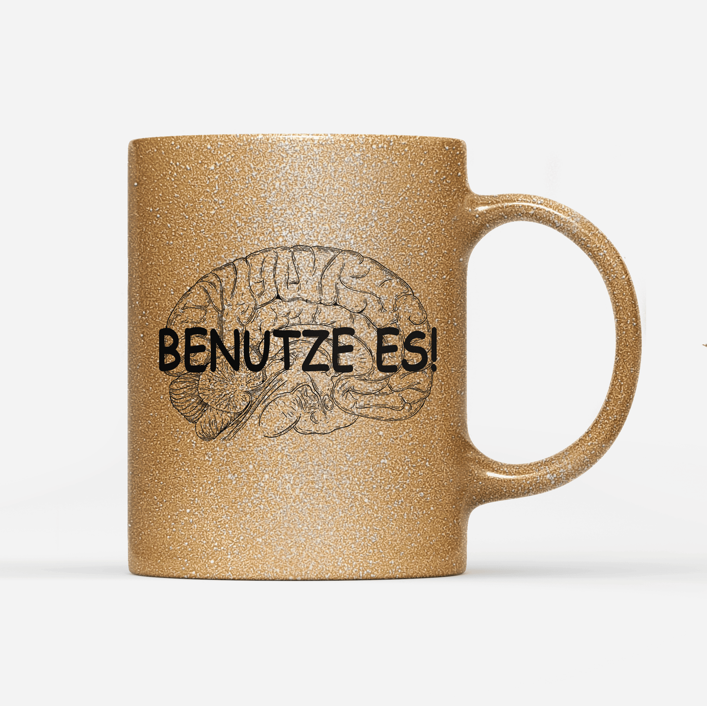 Tasse Glitzer Edition Benutze Es