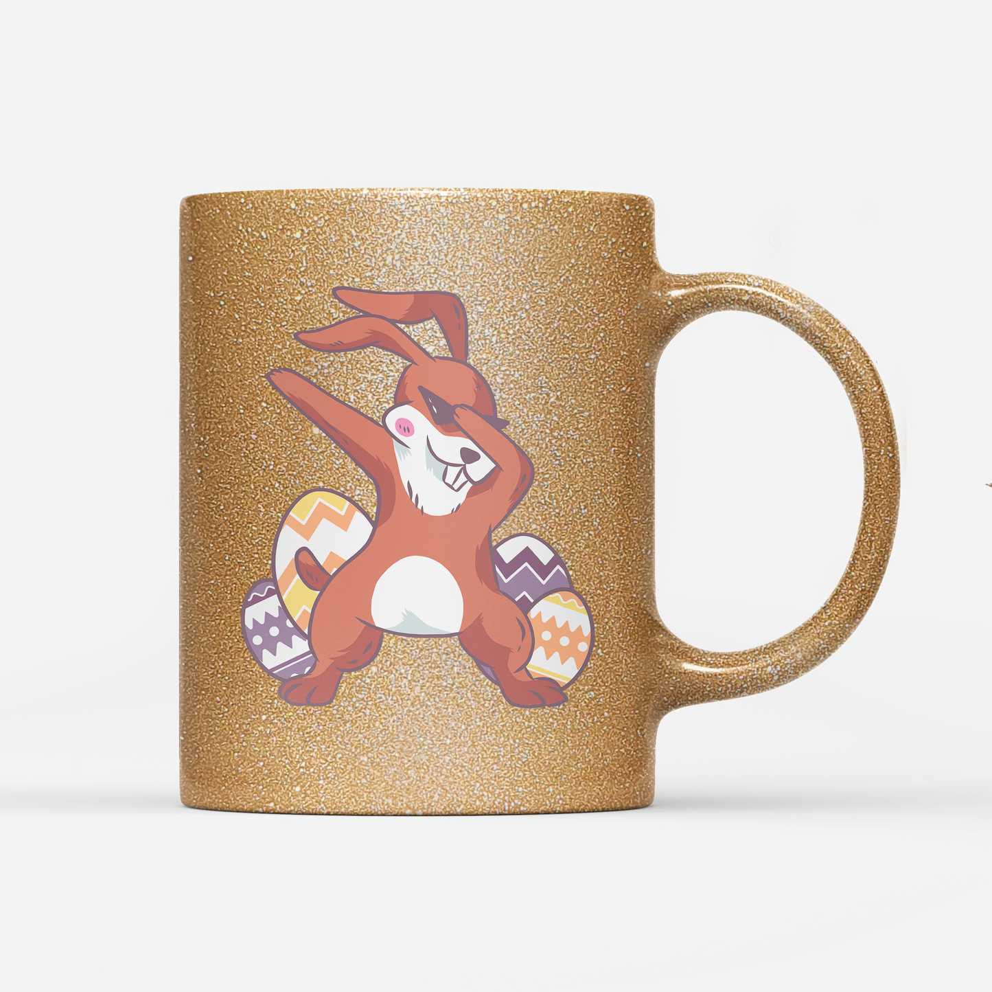 Tasse Glitzer Dabbing Bunny