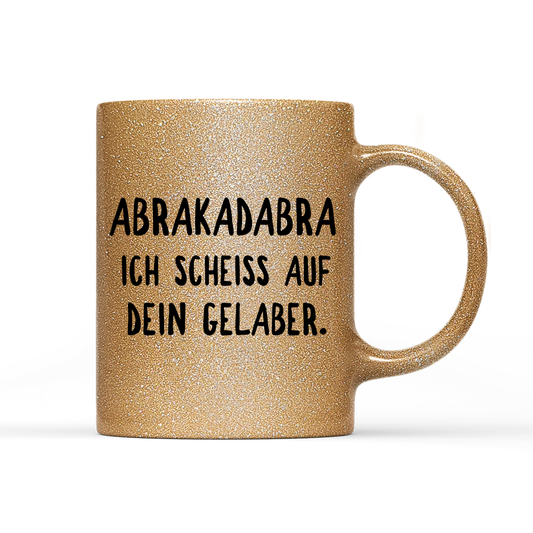 Tasse Glitzer ABRAKADABRA